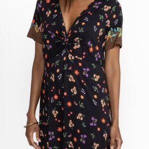 NWTs Johnny Was NANI TWIST FRONT Swing DRESS MSRP $198